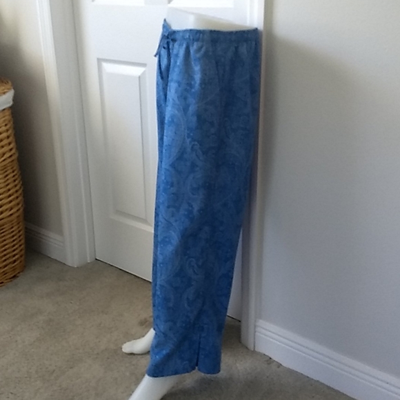 🌷‼️5/$20 Draper's & Damon's Paisley Elastic Drawstring Pant - Picture 2 of 7